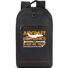 Aircraft Mechanic Sırt Çantası Pilot - Havacı - Uçak Tutkunu Hediye