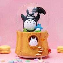 Sevimli Totoro Orta Boy Işıklı Müzikli Kar Küresi