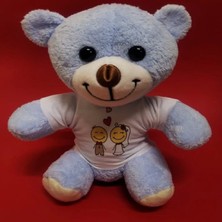 Mutlu Çift Tişörtlü Peluş Ayı