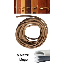 Ahşap Kapı Fitili 5 Metre Beyaz, Krem, Meşe, Kahve, Siyah, Gri ve Ant. Gri Renk Amerikan Kapı Fitil