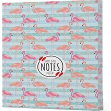 Flamingo 1 - Yan Baskılı Çizgili Defter