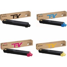 Kyocera Mita Taskalfa 408CI TK-5315 Chipli 4 Renk Ithal Muadil Toner Seti - Siyah 24.000 Sayfa / Renkliler 18.000 Sayfa
