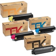 Kyocera Ecosys P6235CDN TK-5280 Chipli 4 Renk Ithal Muadil Toner Seti - Siyah 13.000 Sayfa / Renkliler 11.000 Sayfa
