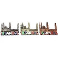 Istanbul Temalı Metal Magnet Model 5