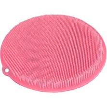 Yuvarlak Vantuzlu Banyo Sırt Kese Matı 26 cm