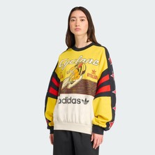 adidas Kadın  Sarı  Sweatshirt CYCLING CREW JW0147