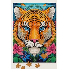 Dudu Gift 140 Parça Ahşap Puzzle Tablo. 25 x 35  cm  Ölçülerinde. Askı Aparatı Ile. Kaliteli Uv Baskı Model-5