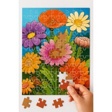 Dudu Gift 140 Parça Ahşap Puzzle Tablo. 25 x 35  cm  Ölçülerinde. Askı Aparatı Ile. Kaliteli Uv Baskı Model-1