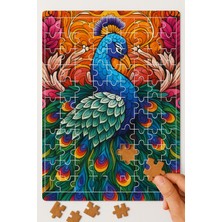 Dudu Gift 140 Parça Ahşap Puzzle Tablo. 25 x 35  cm  Ölçülerinde. Askı Aparatı Ile. Kaliteli Uv Baskı Model-4