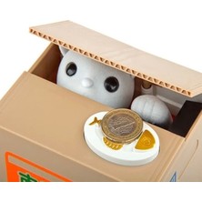 Para Çalan Hırsız Kedi Kumbara