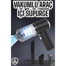 Buğz Üflemeli Güçlü Vakumlu Ev Ofis Araç Süpürgesi El Süpürgesi Şarjlı