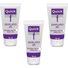 Buğz Quick F Gel Bölgesel Yağ Yakımını Destekleyen Inceltilmiş Selülitinizin Yeni Sırrı Hızlı Jel x 3 Ad