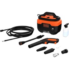 + Decker 1300 Watt, 110 Bar Yatay Basınçlı Yıkama Makinesi, BEPW1300H-QS