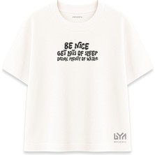 Be Nice Kadın Oversize Şeker Tişört