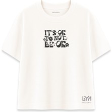 It's Ok Not Ok Kadın Oversize Şeker Tişört