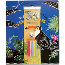 Funny Mat Black Set Gezegenimiz Vahşi Yaşam (Tebeşirli)