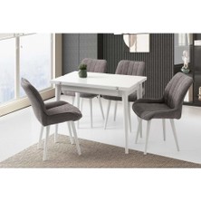 Yuvaset Home Mobilgen (Sadece Masa) Beyaz 65+65 Kıvılcım Açılabilir Masa