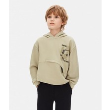 Erkek Kapuşonlu Sweatshirt 25KNK49311