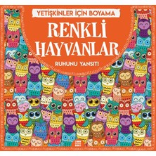 Renkli Hayvanlar - Yetişkinler Için Boyama