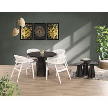 Yuvaset Home Uyar Irony Highgloss Piramit Ayak 100*100 Pota Sabit Masa