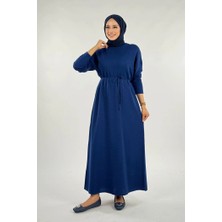 Simli Triko Elbise 18315 Lacivert