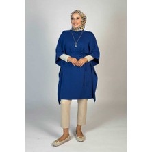 Belden Bağlamalı Panço 18308 Lacivert