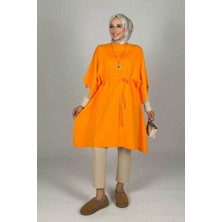 Belden Bağlamalı Panço 18308 Oranj