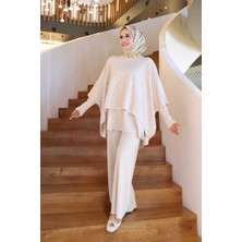 Dantel Desenli Panço 18325 Taş