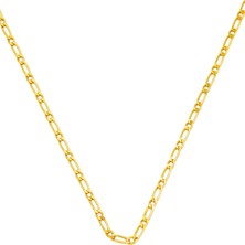 Ince 3mm Figaro Altın Zincir 50 Cm.