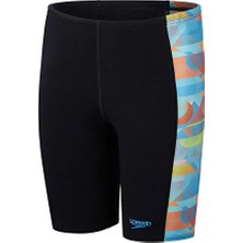 Speedo Digi Alov Panl Jammer Jm Black/blue Erkek Çocuk Mayosu 8-00315817593 Siyah