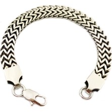 Pigado 316L Paslanmaz Çelik Hasır Zincir Erkek Bileklik