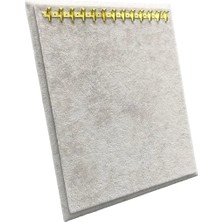 Süet Kumaş Krem Renk 20/16 cm Ayaklı Kanca Bileklik Sergileme Standı