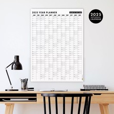 2026 Yıllık Planlayıcı Duvar Takvimi, Aylık Planlayıcı Aile Takvimi, Siyah Beyaz Takvim