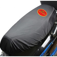 Moto Guzzi Stone Sele Kılıfı Siyah Su Geçrimez Sele Örtüsü Logolu Sele Kılıfı