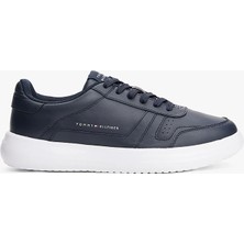 Tommy Hilfiger Modern Hafif Tabanlı Deri Erkek  Mavi Sneaker FM0FM05529DW5