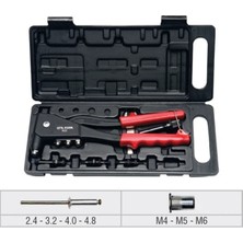 Ceta R03K-RTC Cırcırlı Perçin Tabancası Takımı (Somun Perçin/kör Somun Perçin)