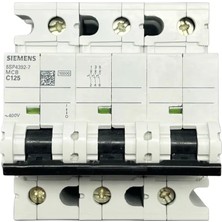 Siemens 3X125 Amper Otomatik Sigorta C Tipi 10KA