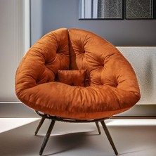 Geniş Oturma Alanlı Modern Berjer Tekli Koltuk | Dinlenme & Kitap Okuma Koltuğu