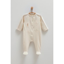 Caramell Chich Girl Çıtçıtlı Tulum - Taş