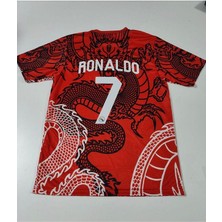 Real Madrid 2023/24 Yeni Sezon Cristiano Ronaldo Ejderha Motifli Özel Konsept Forması