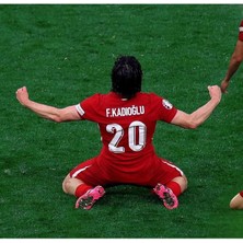 Türkiye Milli Takımı Euro 2024 F.e.r.d.i K.a.d.ı.o.ğ.l.u Deplasman Forması (Red)