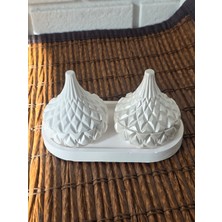 Kapaklı Dekoratif Kase Mum Seti | Kokulu Doğal Soya Mumu