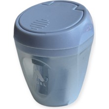 Adel Çift Bıçaklı Otomatik Kapaklı Kalemtraş, Pastel Renkli, Hazneli