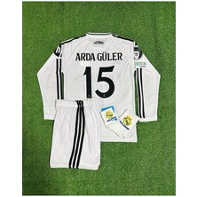 R.madridd A.r.d.a-G.ü.l.e.r Uzun Kol Çocuk Forması 4'lü Set (Armalı)