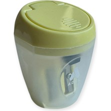 Adel Çift Bıçaklı Otomatik Kapaklı Kalemtraş, Pastel Renkli, Hazneli