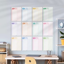 2026 Aylık Planlayıcı Duvar Takvimi, A4, 33X48 Cm, 50X70 Cm, Alışkanlık Takipçisi,yapılacaklar Listesi, Monthly Wall Planner Calendar, Habbit Tracker, To Do List