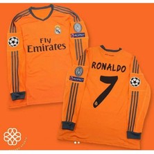 R.madridd 2013/14 Sezonu Cristiano Ronaldo Nostalji Forması (Orange)