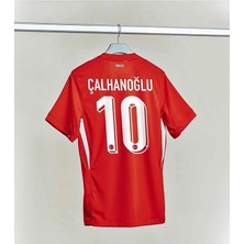 Türkiye Euro 2024 Futbol Şampiyonası Hakan Çalhanoğlu Iç Saha Forması (Red)