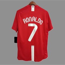 Cristiano R'onaldo Man/united 2008 Moskova Finalı Yetişkin Nostalji Forması(Kısa Kol)