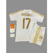 Ciro Immobile Italya 2023-24 Sezonu Milli Takım Çocuk Forması 4'lü Set